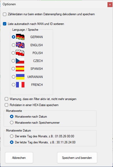 LorusWireless Language Settings